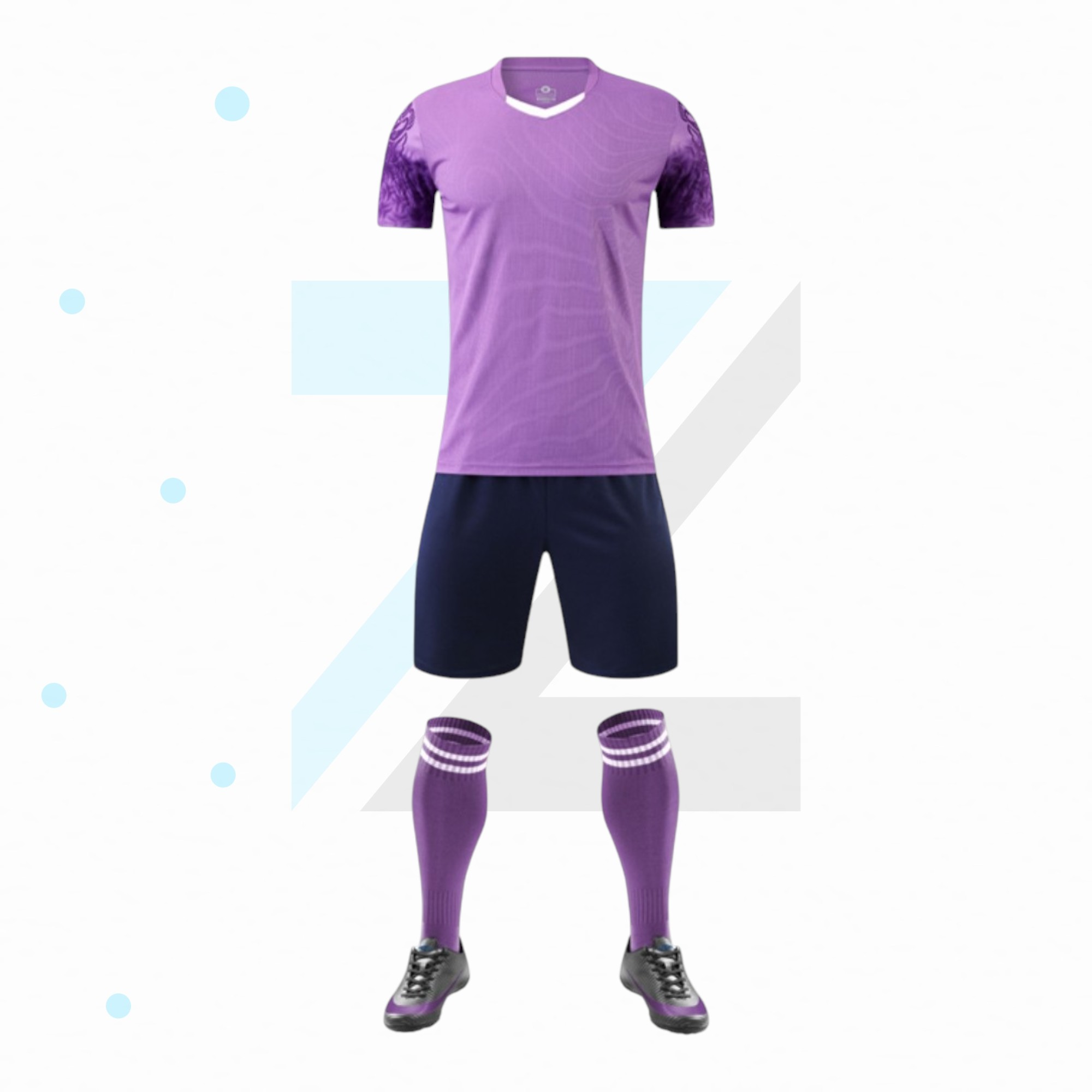 VelocityCore Elite Soccer Uniform | Custom Match Jersey & Speed‑Flex Performance Shorts angle 2